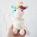 Unicorn curtain tieback pattern 