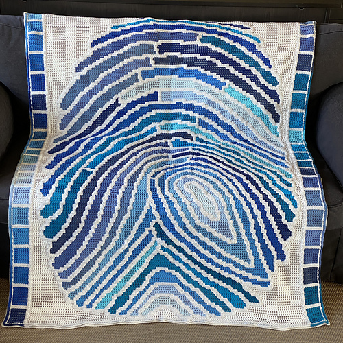 Astrid's Fingerprint blanket