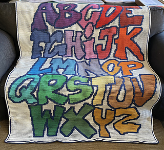 Alphabet Letters Abc Baby Blanket Crochet Pattern Crochet Baby Abc