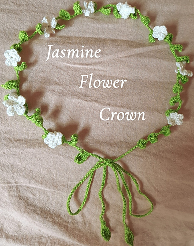 Jasmine flower crown