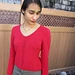 A Little Lace V-neck Sweater pattern 