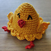 Easter Chick Egg Cosy pattern 