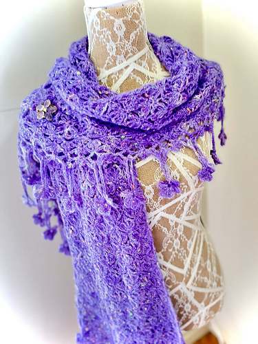 Violet Haze Shawl