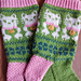 Chat Porte Bonheur    Lucky Cat Socks pattern 