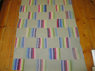All squares sewn together
