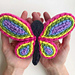 Quilled Crochet Butterfly pattern 