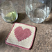 Heart Coaster pattern