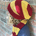 Striped Slouchy & Scarf Set photo 3