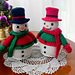 Festive Snowmen pattern 