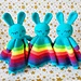 Rainbow Bunny Lovey pattern 