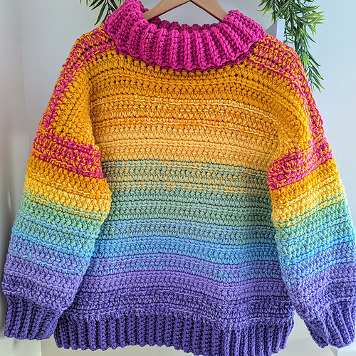 Cosy Rainbow Jumper