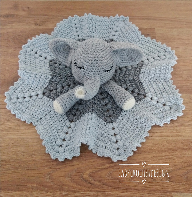 Ravelry Elephant Lovey pattern by Donna Browne