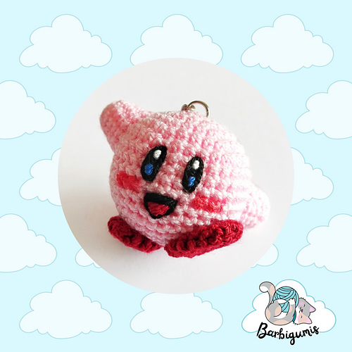Ravelry Kirby Keychain pattern by Bárbara Sánchez