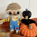 Fall Scarecrow and Crow pattern