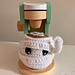 Spooky Halloween Mummy Mug pattern
