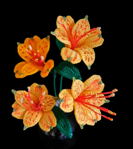 Ravelry: Crochet Alstroemeria flower pattern by T Jaik