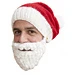 Santa beanie with beard pattern 