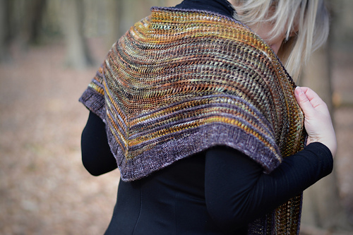 Sjal som går rundt - Beatrice Mase