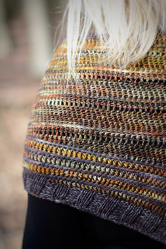 Sjal som går rundt - Beatrice Mase