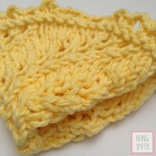 Ravelry Lemon Swirl Knit Dishcloth pattern by Jill Swensen