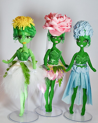 Blomsterdukker - Natali Vasilyeva