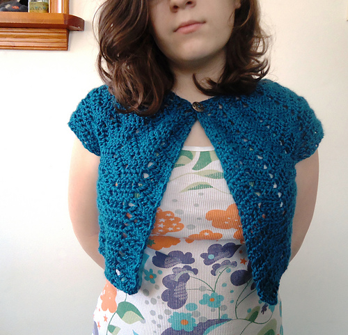 Chevron Lace Cardigan 다른 모습 2