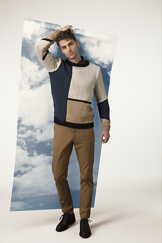 Modrian Jumper My dad loves the artist Piet Mondrian, so I knitted him this jumper! It ...