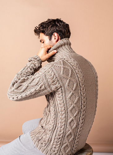 01 Pull torsade pattern by Bergère de France