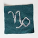Zodiac Dishcloth Series Capricorn pattern 