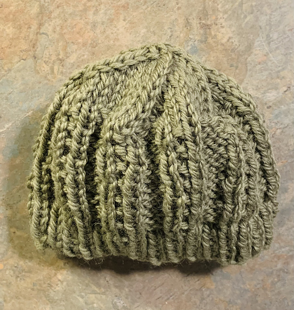 Ravelry: Seeded Triple Rib Baby Hat pattern by Betsy Lowery