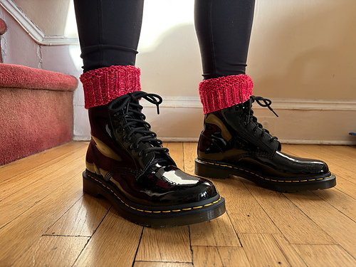 Spiral Boot Cuff/Ankle Warmer
