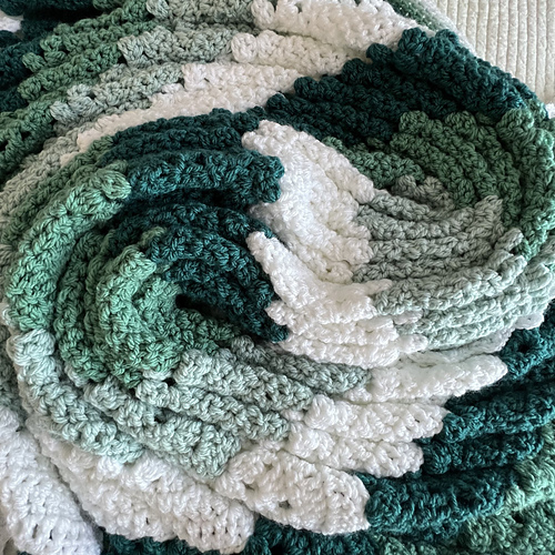 Ravelry 6Day Viral Blanket pattern by Betty McKnit