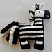 Zebra and Unicorn rattle pattern 