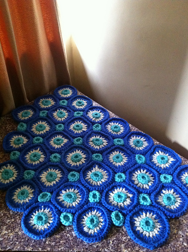 Bachelor's Button Rug photo 2