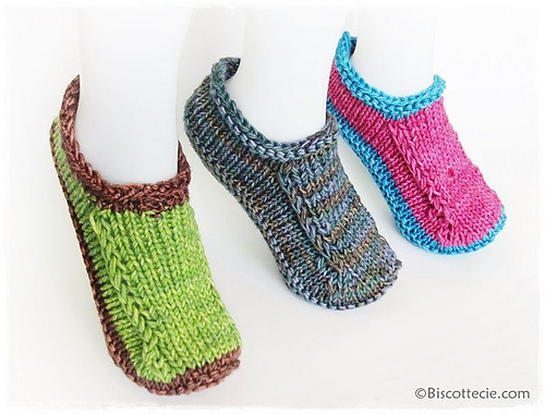 Non-Felted Slippers Biscotte's version photo 7