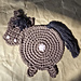 Horse Butt Coaster pattern 