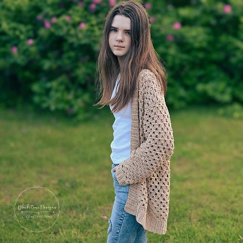 Ravelry: Oversized Granny Stitch Cardigan - Child pattern by Sonya ...
