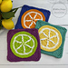Citrus Slice Granny Square pattern 