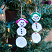 Dangling Snowman Ornament pattern 