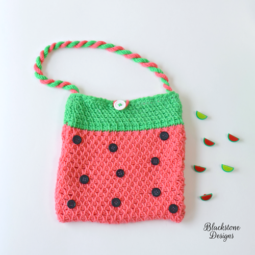 Tunisian Watermelon Bag photo 1
