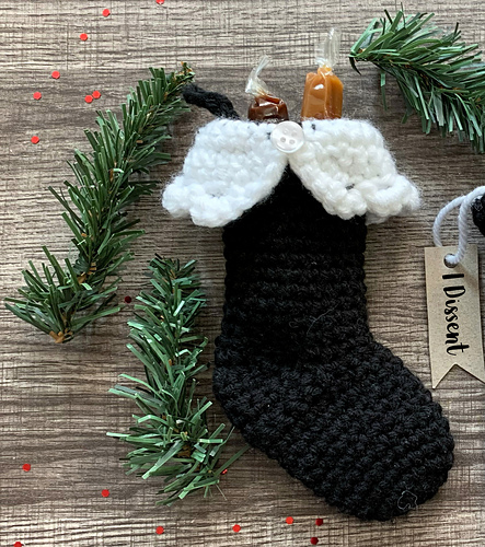Ravelry: RBG Mini Stocking pattern by Sonya Blackstone