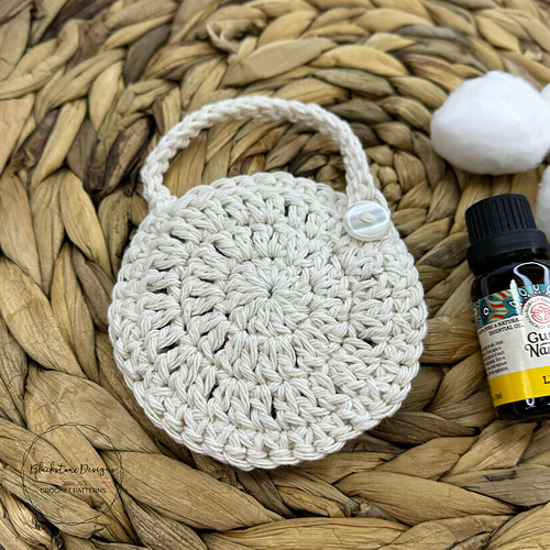 Ravelry Flower Air Freshener Pouch pattern by Sonya Blackstone