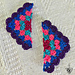 Granny Triangle Ruffle Earrings pattern 