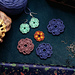 Winter Bloom Earrings pattern 