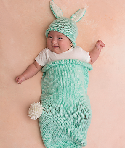 Cottontail Bunny Cocoon & Hat -  Cocoon photo 1