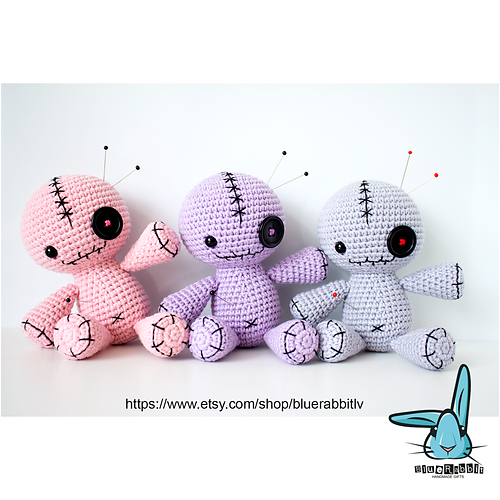 Sitting Voodoo Doll pattern by BlueRabbitToys Ravelry