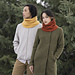 Serene Sunset Cowl pattern 