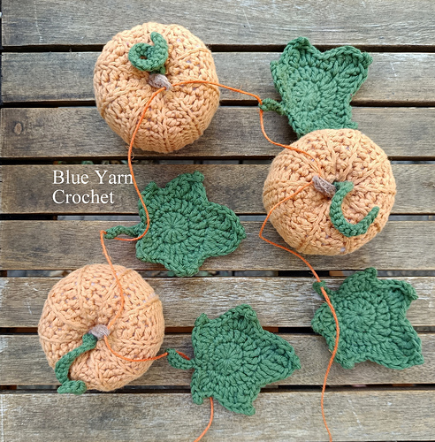 Autumn Garland - Pumpkins and Ivy Leaves