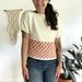 Retro Checks Tee pattern 