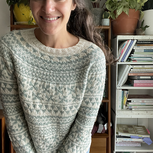 Ravelry: Pinwheels Pullover pattern by Annie Lupton